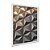 Quadro Decorativo Piramides Mosaico Dourado Efeito 3D Abstrato - Imagem 2