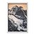 Quadro Decorativo Montanhas Com Neve Em Contraste Céu Rosa - Imagem 1
