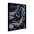 Quadro Decorativo Efeito Tinta A Óleo Holográfico - Imagem 4