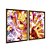 Kit Dois Quadros Decorativos Naruto Guerra Ninja Estilizado - Imagem 6