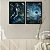 Kit Dois Quadros Decorativos Abstrato Astronauta Observando Burado de Minhoca - Imagem 7
