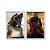 Kit Dois Quadros Decorativos Call Of Duty Personagens - Imagem 1