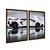 Kit Dois Quadros Decorativos Super Carro Lamborghini Branca Fundo Nevoeiro - Imagem 6