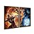 Kit Dois Quadros Decorativos Mortal Kombat Scorpion Vs Sub-Zero - Imagem 6