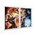 Kit Dois Quadros Decorativos Mortal Kombat Scorpion Vs Sub-Zero - Imagem 2