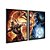 Kit Dois Quadros Decorativos Mortal Kombat Scorpion Vs Sub-Zero - Imagem 4