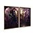 Kit Dois Quadros Decorativos League Of Legends Nipes Personagens LOL - Imagem 6