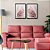 Kit Dois Quadros Decorativos Foto Aproximada Flor Rosa Fundo Branco - Imagem 10
