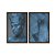 Kit Dois Quadros Decorativos Estátua Mulher Azul - Imagem 5