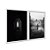Kit Dois Quadros Decorativos Abstrato Interior e Ruina - Imagem 2