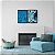 Kit Dois Quadros Decorativos Água Cristalina Tons de Azul - Imagem 8