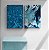 Kit Dois Quadros Decorativos Água Cristalina Tons de Azul - Imagem 9