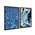Kit Dois Quadros Decorativos Água Cristalina Tons de Azul - Imagem 6