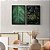 Kit Dois Quadros Decorativos Folha e Floresta Verde - Imagem 9