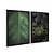 Kit Dois Quadros Decorativos Folha e Floresta Verde - Imagem 4