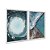 Kit Dois Quadros Decorativos Mar Água Rochedo - Imagem 2