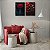 Kit Dois Quadros Decorativos Guarda Chuva Vermelho Tons de Vermelho - Imagem 8