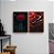 Kit Dois Quadros Decorativos Guarda Chuva Vermelho Tons de Vermelho - Imagem 9