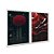 Kit Dois Quadros Decorativos Guarda Chuva Vermelho Tons de Vermelho - Imagem 2