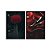 Kit Dois Quadros Decorativos Guarda Chuva Vermelho Tons de Vermelho - Imagem 3
