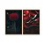 Kit Dois Quadros Decorativos Guarda Chuva Vermelho Tons de Vermelho - Imagem 5