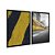 Kit Dois Quadros Decorativos Cidade Urbando Ruas Amarelo - Imagem 4