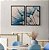 Kit Dois Quadros Decorativos Foto Aproximada Flor Azul Fundo Bege - Imagem 7