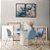 Kit Dois Quadros Decorativos Foto Aproximada Flor Azul Fundo Bege - Imagem 8