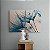 Kit Dois Quadros Decorativos Foto Aproximada Flor Azul Fundo Bege - Imagem 10