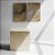 Kit Dois Quadros Decorativos Marcas De Idade Tronco Dourado Preto E Branco - Imagem 8
