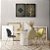Kit Dois Quadros Decorativos Contraste Entre Formas Geometricas Padrões E Orgãnicas - Imagem 10