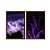 Kit Dois Quadros Decorativos Raios Roxos Tempestade Efeito Tinta A Óleo - Imagem 5