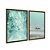 Kit Dois Quadros Decorativos Cristais Turqueses Estrela No Fundo Do Mar - Imagem 6