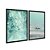 Kit Dois Quadros Decorativos Cristais Turqueses Estrela No Fundo Do Mar - Imagem 4