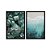 Kit Dois Quadros Decorativos Rochas Verdes E A Praia - Imagem 3