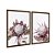 Kit Dois Quadros Decorativos Diferentes Ângulos De Uma Mesma Flor Branca - Imagem 6