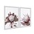 Kit Dois Quadros Decorativos Diferentes Ângulos De Uma Mesma Flor Branca - Imagem 2