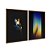 Kit Dois Quadros Decorativos Dispersão Da Luz Sobre Uma Flor E Uma Parede - Imagem 6