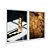 Kit Dois Quadros Decorativos Contraste Cristal Polido E Cristal Cru - Imagem 2