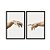 Kit Dois Quadros Decorativos Foco Mãos Afresco A Criação De Adão - Imagem 3