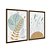 Kit Dois Quadros Decorativos Plantas E Folhas Boho - Imagem 6