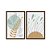 Kit Dois Quadros Decorativos Plantas E Folhas Boho - Imagem 5