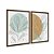 Kit Dois Quadros Decorativos Plantas E Folhas Tons Terracota - Imagem 6