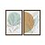 Kit Dois Quadros Decorativos Plantas E Folhas Tons Terracota - Imagem 5