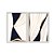 Kit Dois Quadros Decorativos Abstrato Linhas Marrom Bege E Dourado - Imagem 1