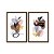 Kit Dois Quadros Decorativos Plantas Boho Listras Amarelas - Imagem 5
