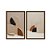 Kit Dois Quadros Decorativos Formas Geométricas 3D Terracota - Imagem 5