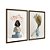 Kit Dois Quadros Decorativos Abstrato Flores E Plantas Tubos de Massa - Imagem 6