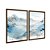 Kit Dois Quadros Decorativos Vale Nevado E Montanhas Congeladas - Imagem 6