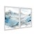 Kit Dois Quadros Decorativos Vale Nevado E Montanhas Congeladas - Imagem 2